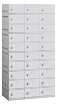 Standard Solid Plastic Lockers- 10 Tier